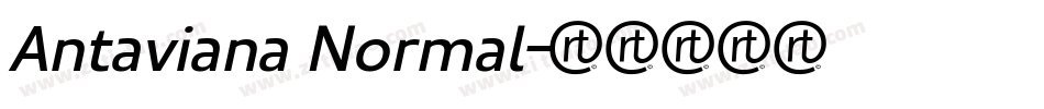 Antaviana Normal字体转换